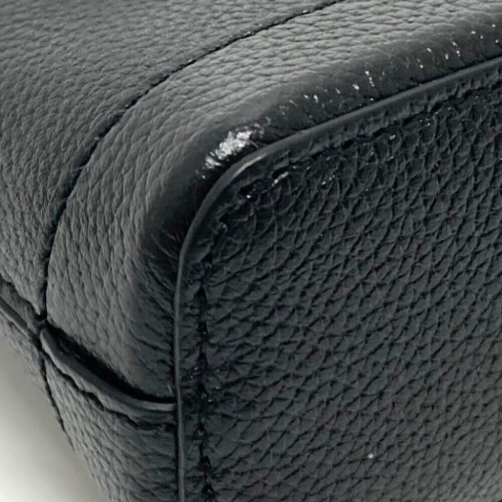 Authentic BALENCIAGA 639756 logo Villetop 2WAY Hand Bag Shoulder Bag Black - Picture 7 of 12